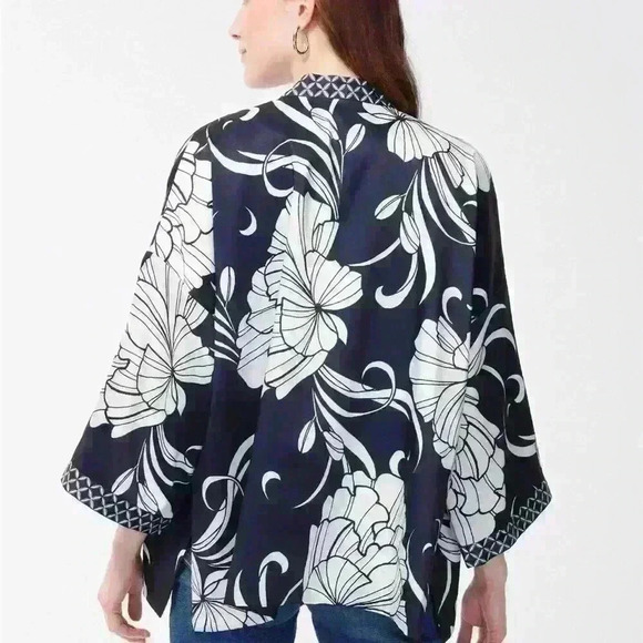 NWT! Chico’s Kasbah Short Kimono Covering Ruana - Picture 3 of 11